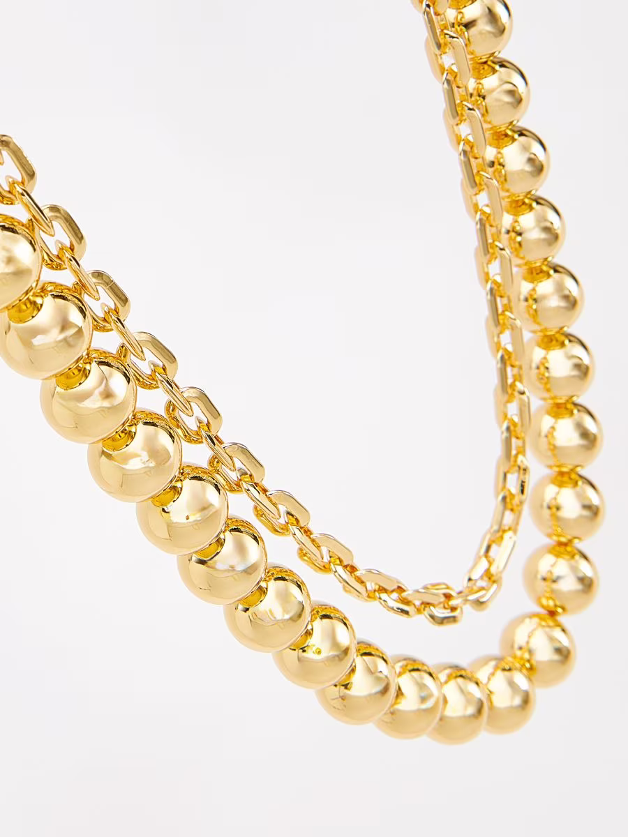 Gold-Plated Necklaces Set