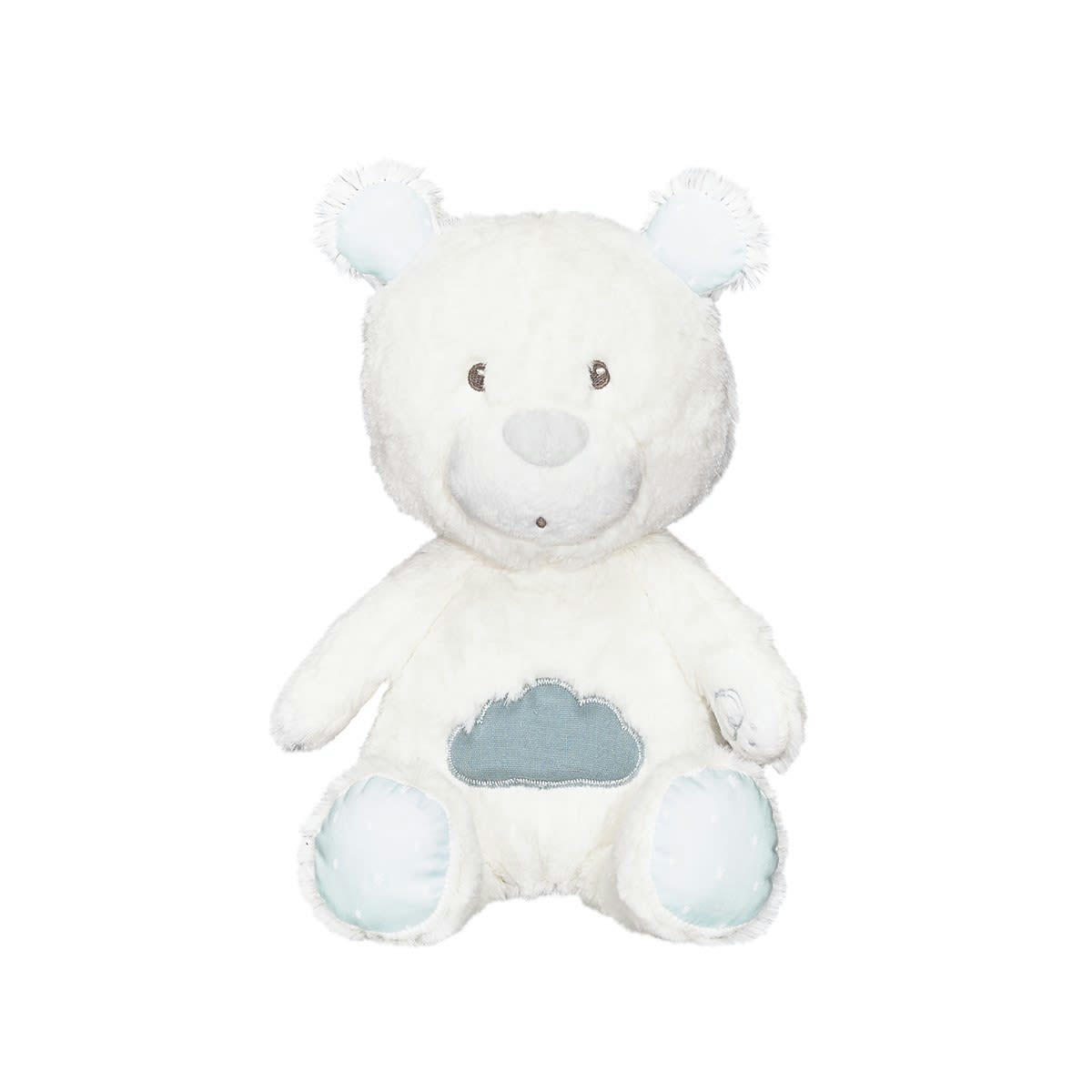 LILY - Doudou en velours blanc