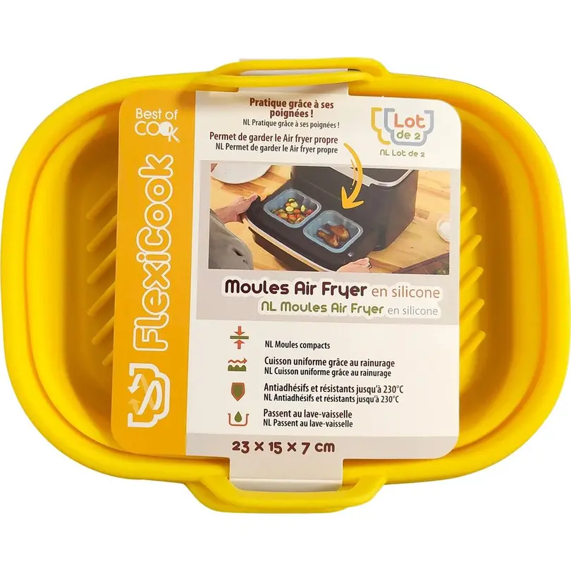Silikonform 2er-Set Flexi Cook