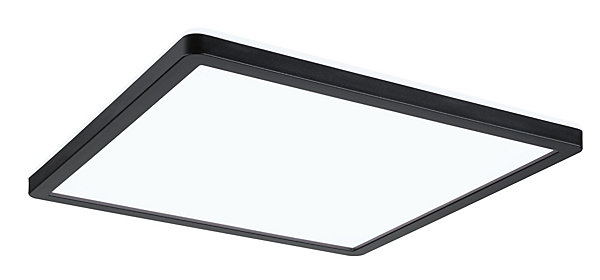 Panneau LED Atria Shine Backlight carré 293x293mm 16W 1600lm 4000K Noir