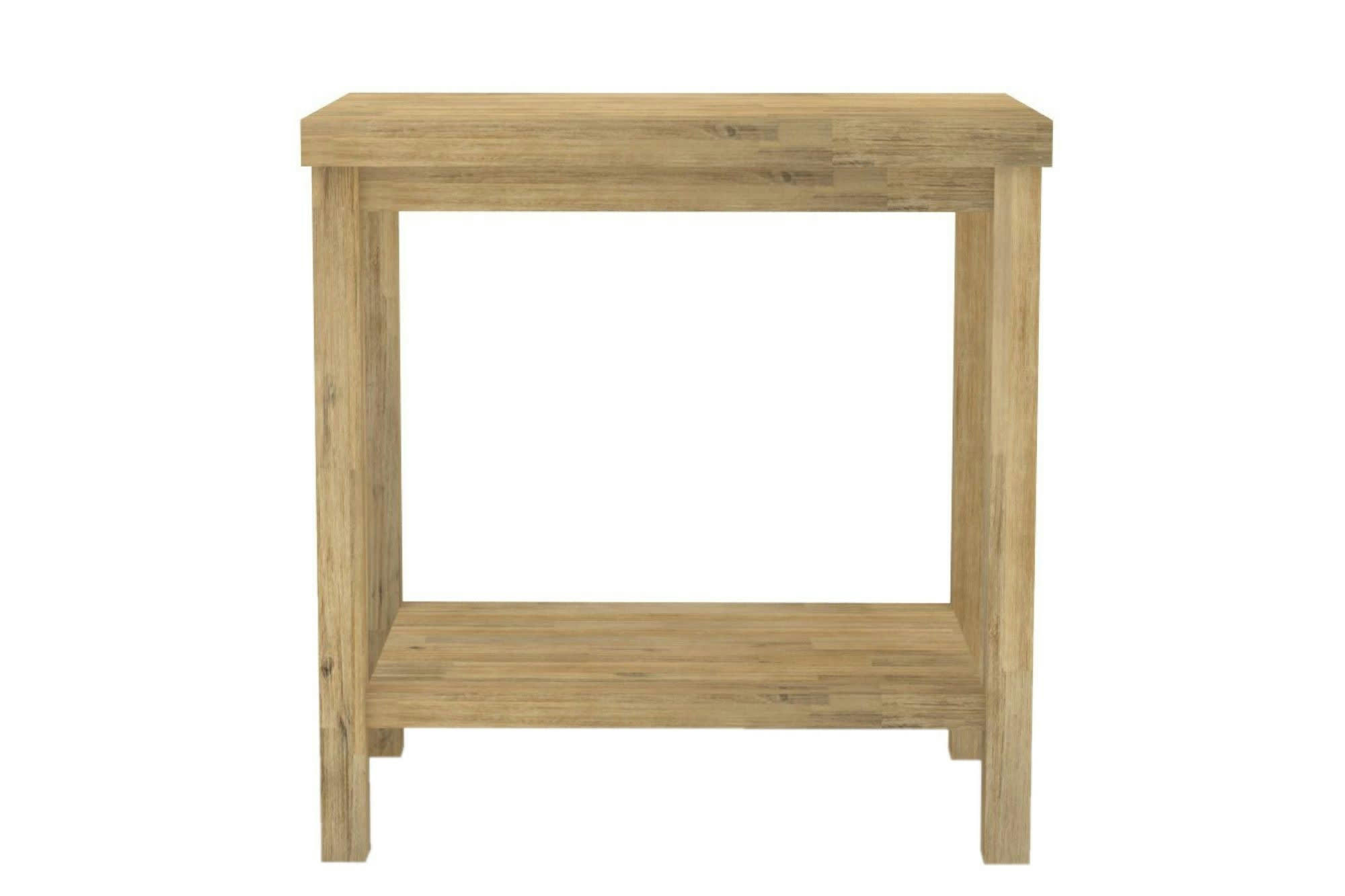 PARIS - Meuble sous vasque en bois massif 80 cm