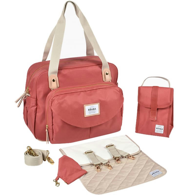 GENEVE - Sac à langer iconique grand volume 23 L rouge