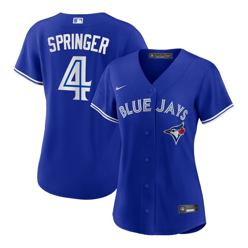 George Springer Toronto Blue Jays Nike Women's Home Replica Jersey - Royal