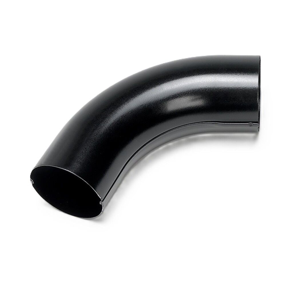 BEND ICOPAL SVART Ø75MM 70° STÅL