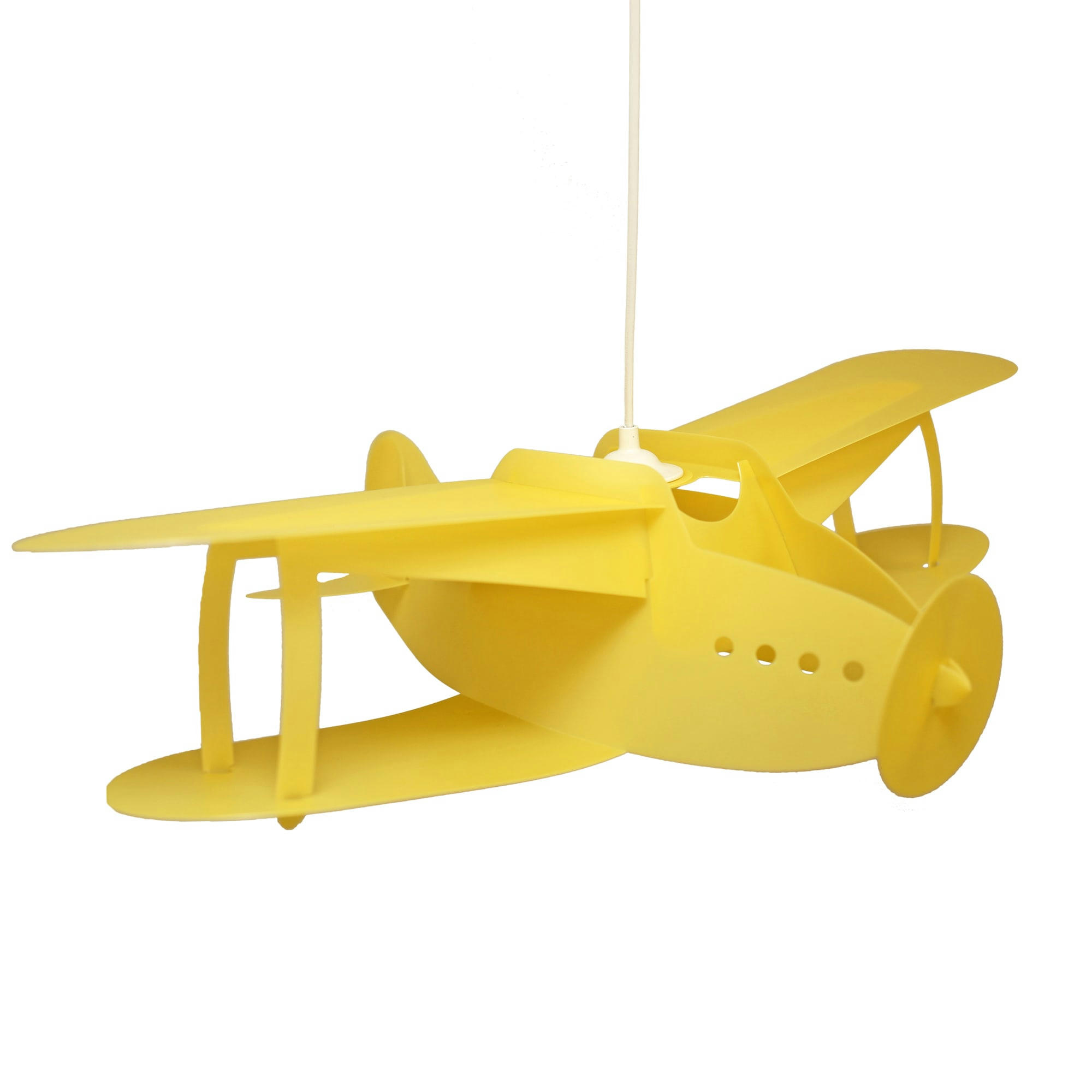 - Suspension enfants Avion Jaune 50cm