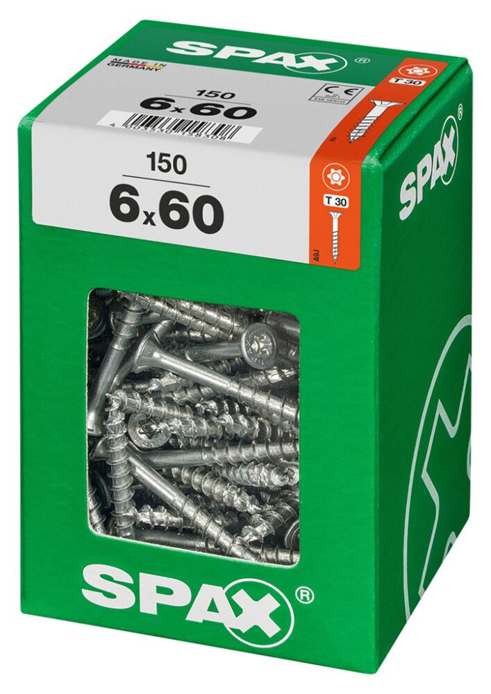 TRESKRUE SPAX TFT 6X60MM 150STK/PK