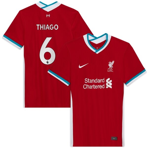 Thiago Alcântara Liverpool Nike Women's 2020/21 Home Replica Player Jersey - Red