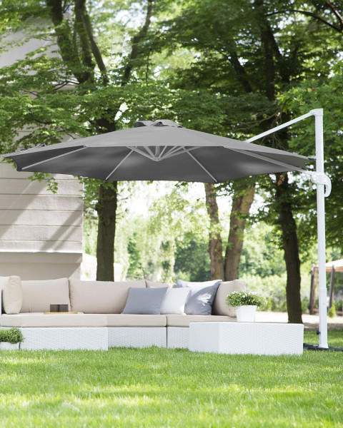 Parasol ogrodowy składany 300 cm szary