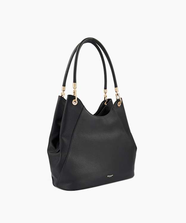 Devoted L Black - Leather Shoulder Bag
