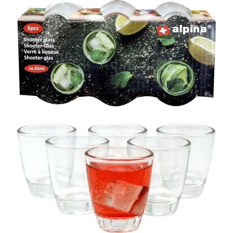 Schnapsglas 6er-Set Alpina