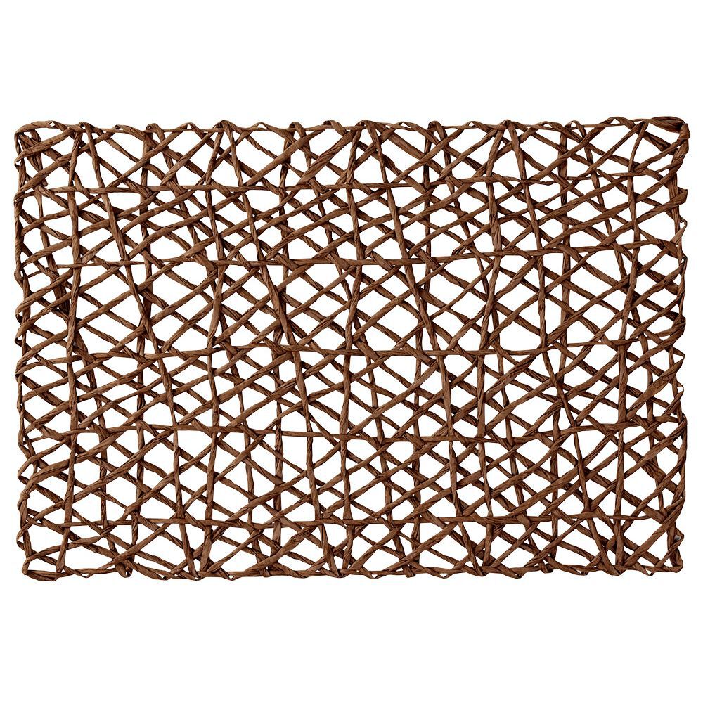 Set de table rectangulaire filaire marron