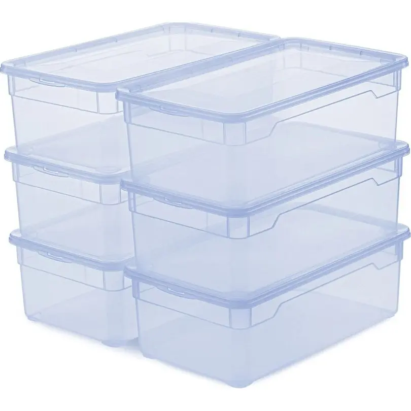 Aufbewahrungsbox 6er-Set Clearbox