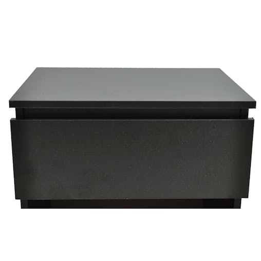 NNEVL Nightstand with One-Drawer Black 2 pcs