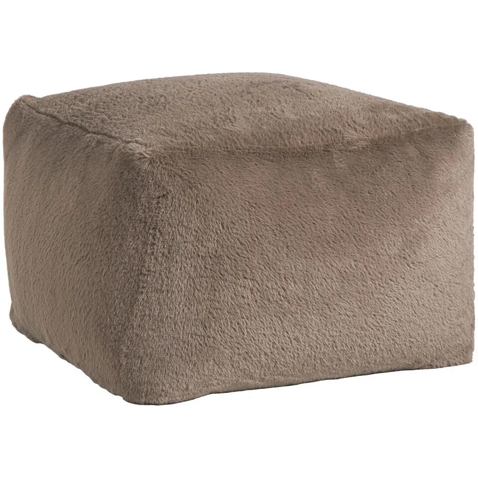 Poef Hein - taupe - 30x40x40 cm