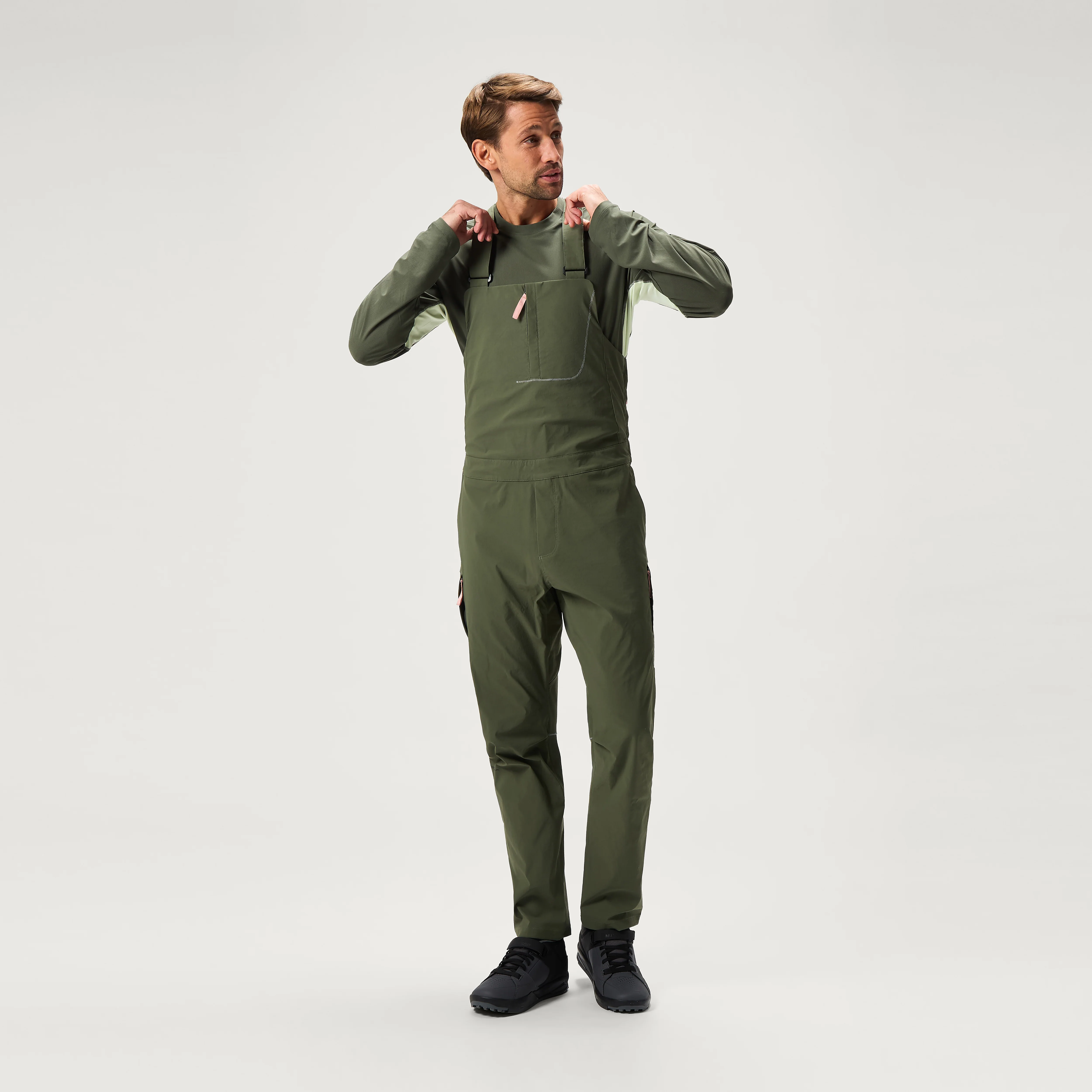 Men's SulTrac Cargo Bib - Thyme