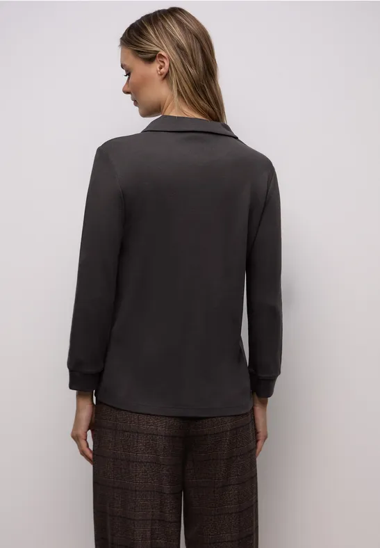 Poloshirt mit Zipper