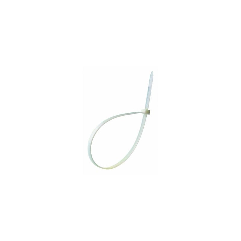 Collier serre-câbles blanc 300 x 7,6 mm 100 pièces PROFILE