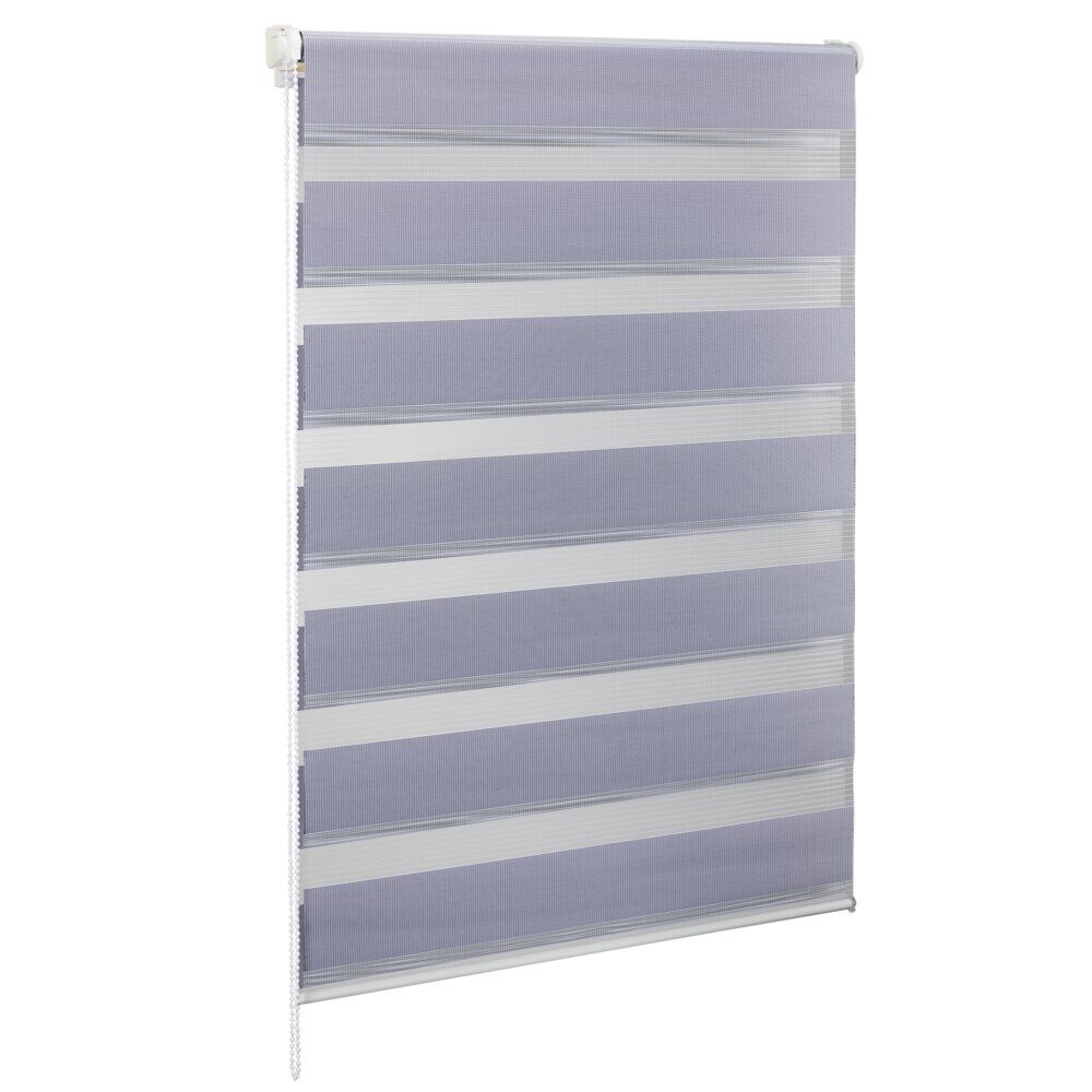 Store enrouleur avec ou sans perçage jour nuit gris 40x160cm