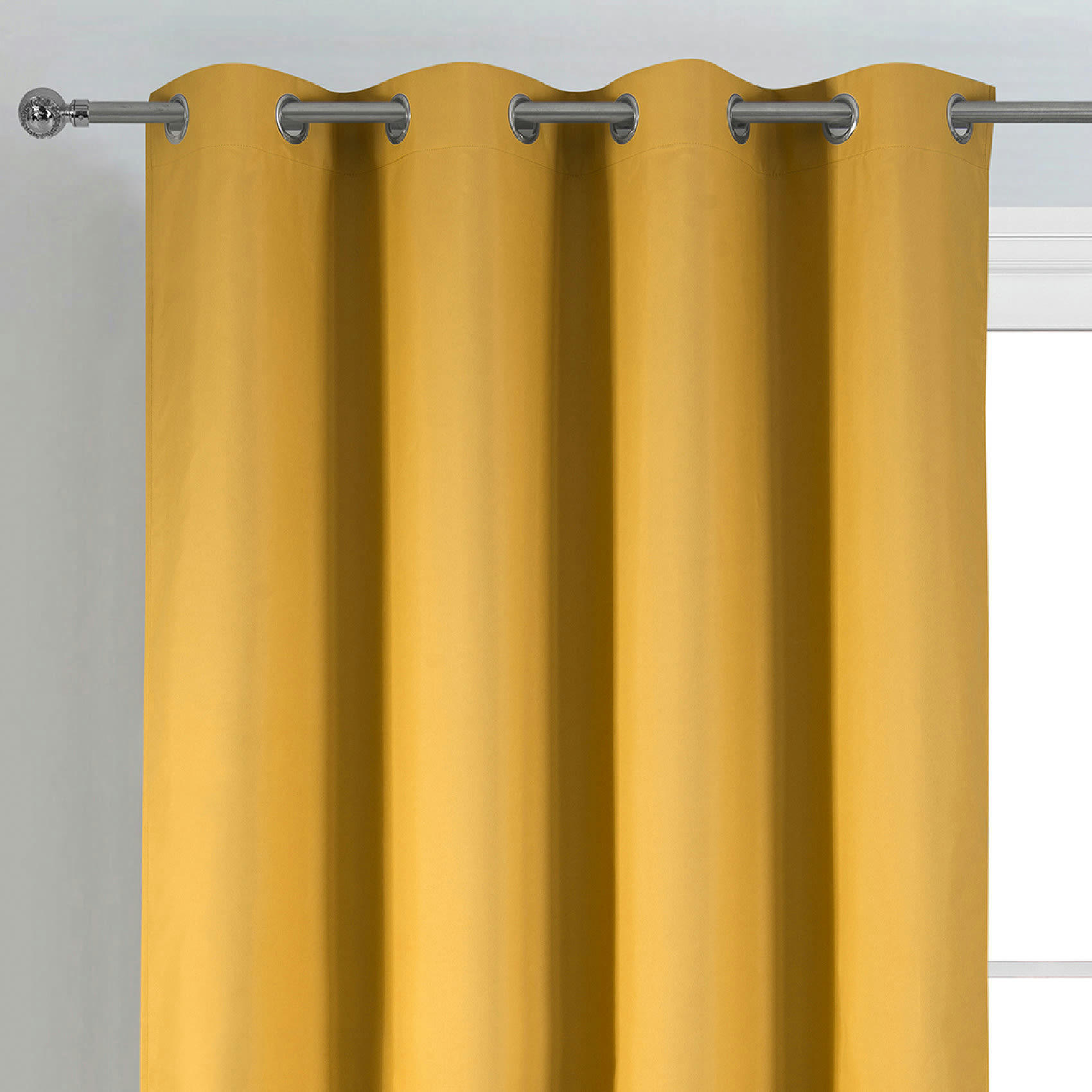 - Rideau déco uni occultant et thermique