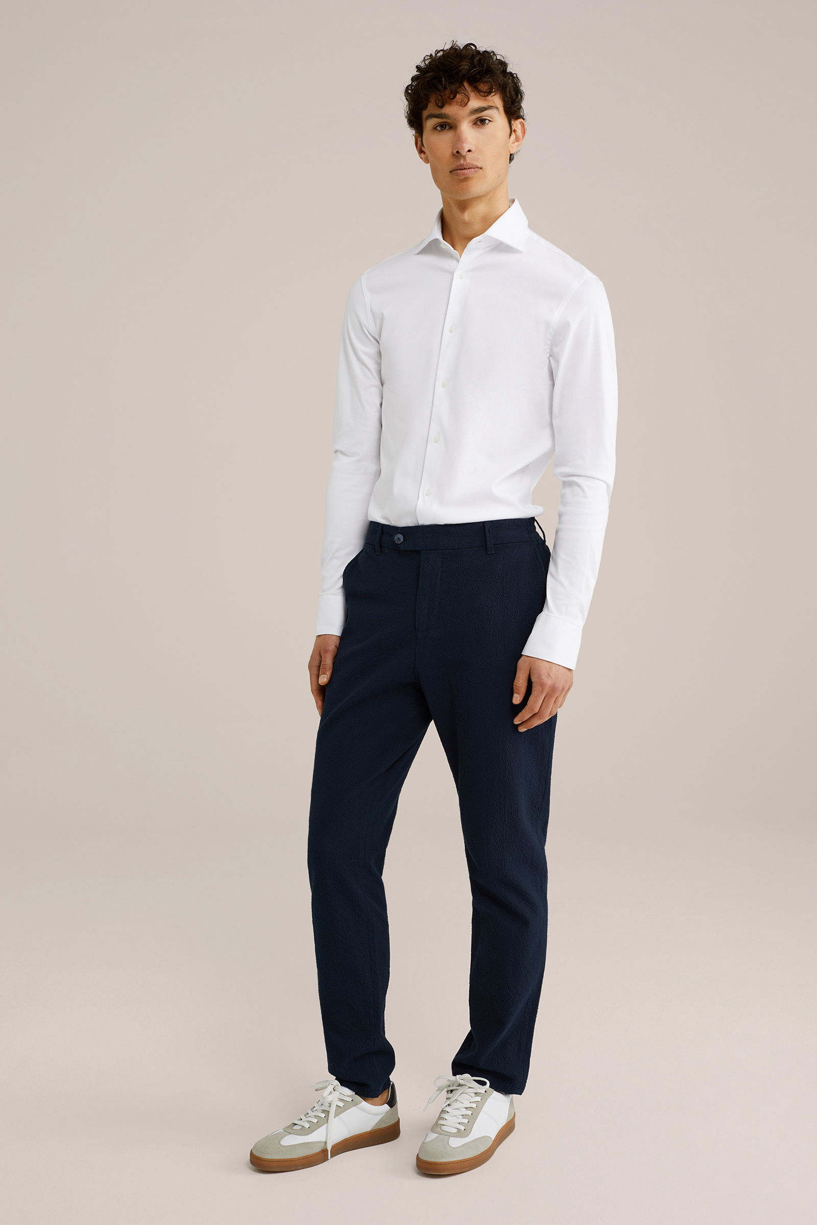 Heren Premium easy-care tall fit overhemd