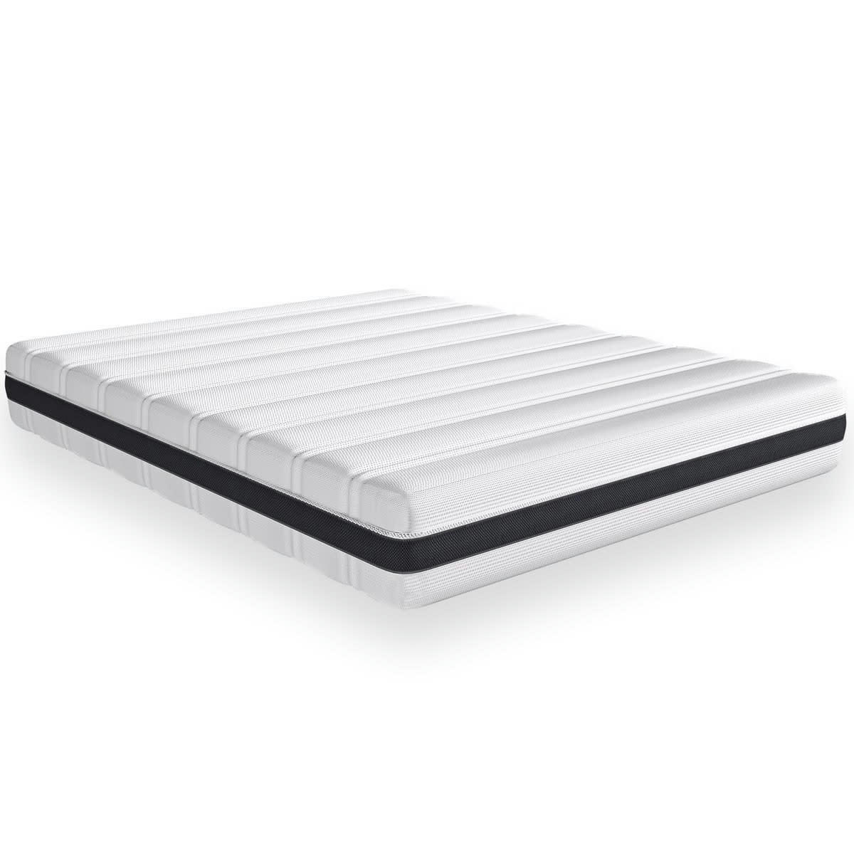 HYGIOSPRING - Pack matelas 140x190 Mousse HR + couette + 2 oreillers