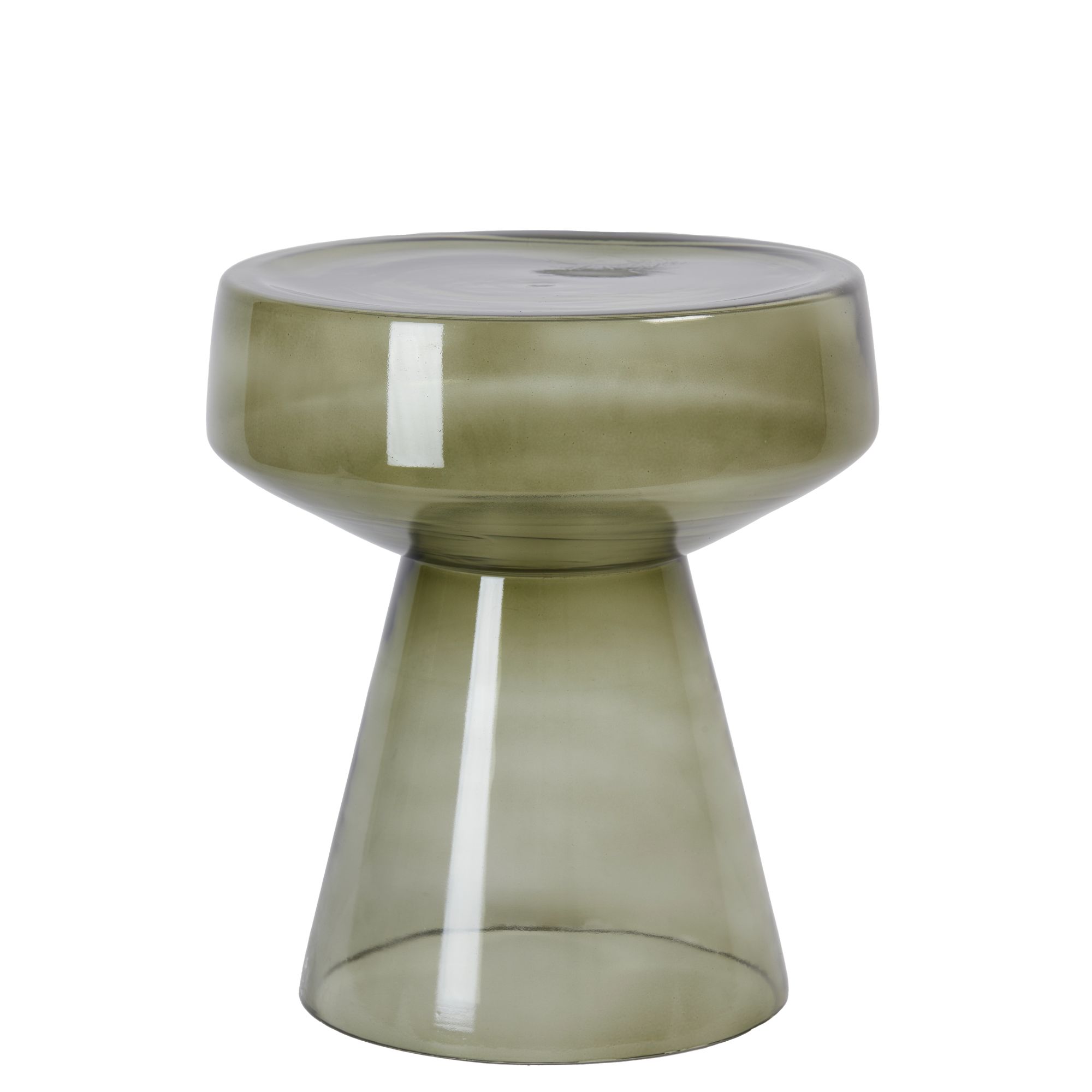 Light & Living bijzettafel Dakwa - grijs - Ø37cm