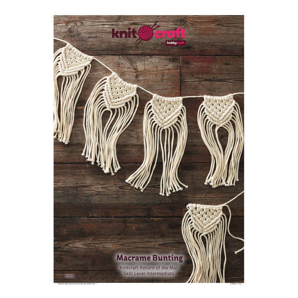 Knitcraft Macrame Bunting Digital Pattern 0203