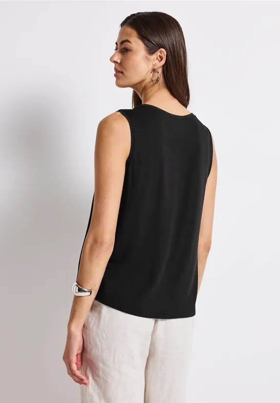 Materialmix Top mit Tape