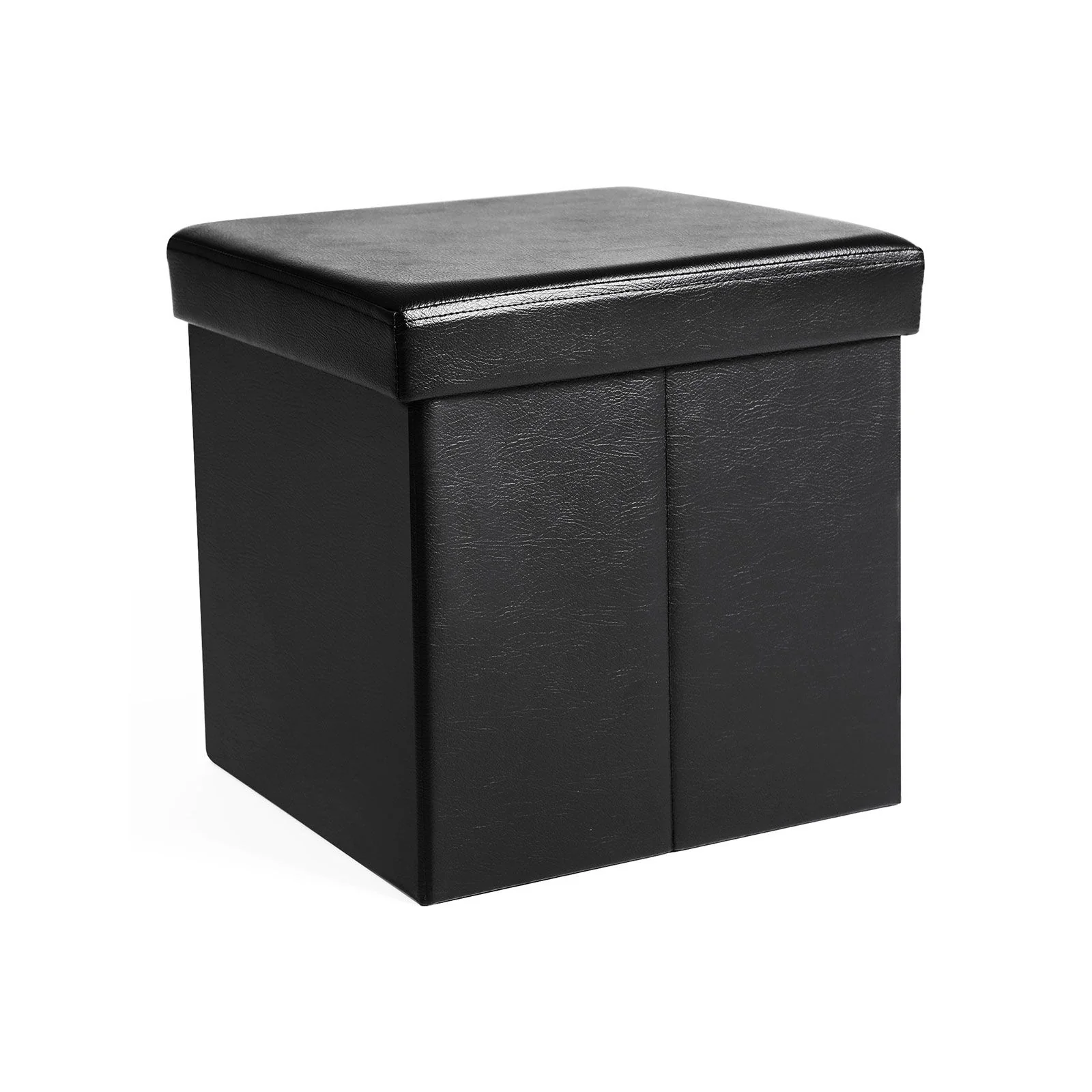 Coffre de rangement lisse 40L noir