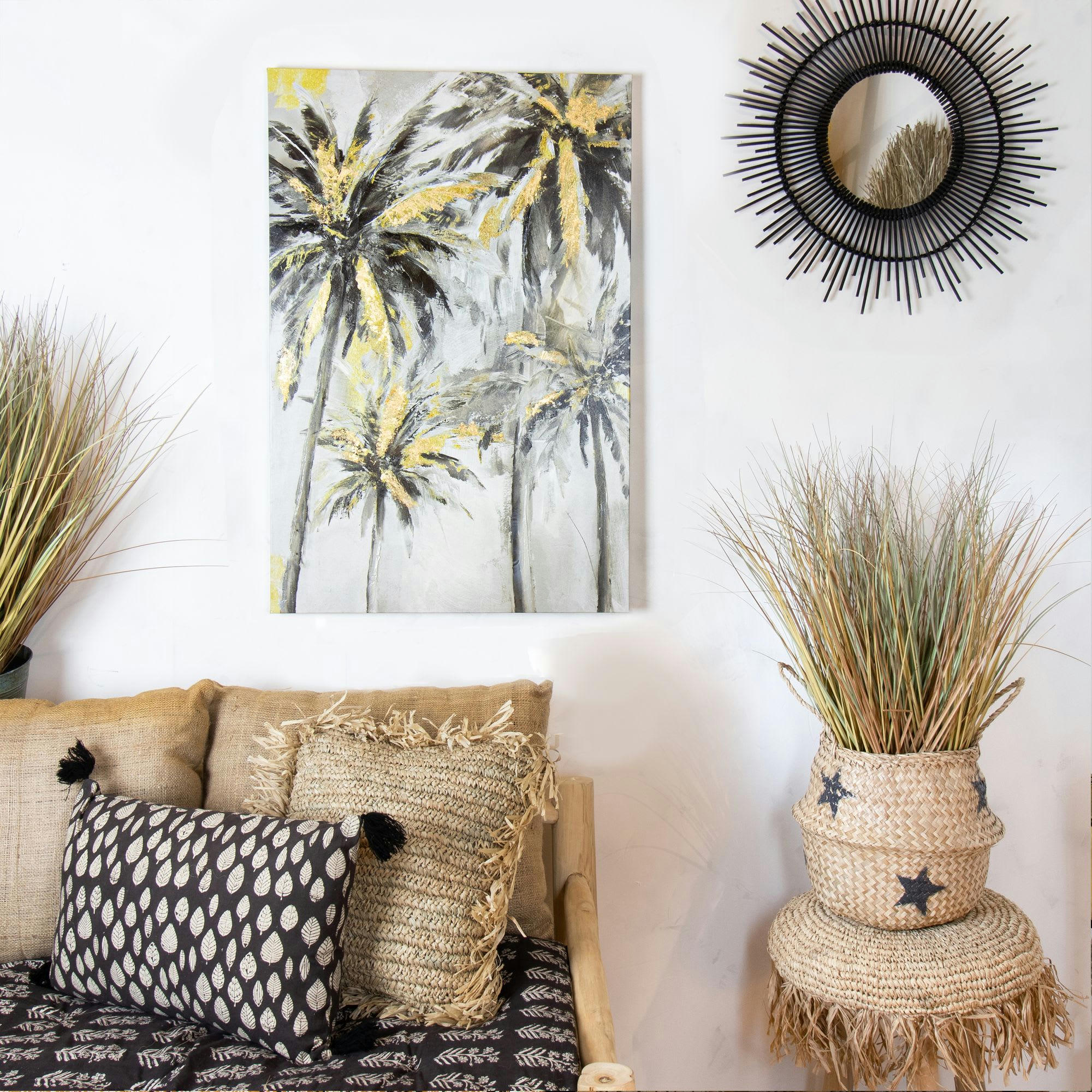 PALMA - Toile imprimée jungle 60x90cm