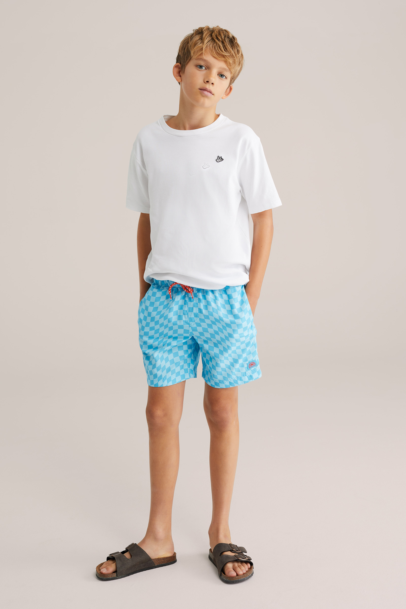 Jongens zwembroek met print