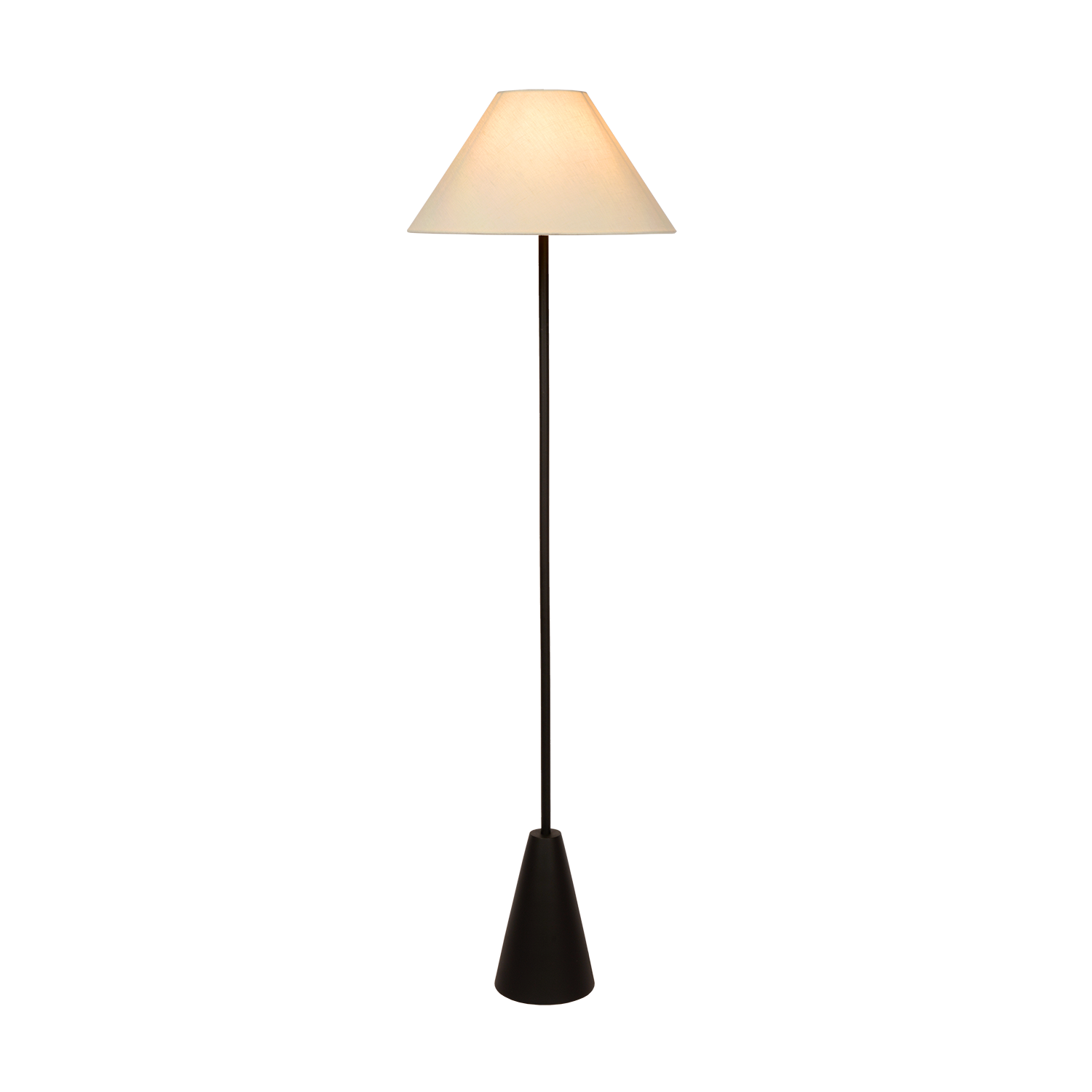 Atmooz Vloerlamp Akiti - Wit - Linnen Kap - Max 60W - E27 Fitting
