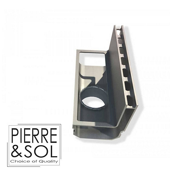 Chambre d'inspection SideDrain - L&S - LINE ECO -80 mm Chambre d'inspection avec sortie verticale