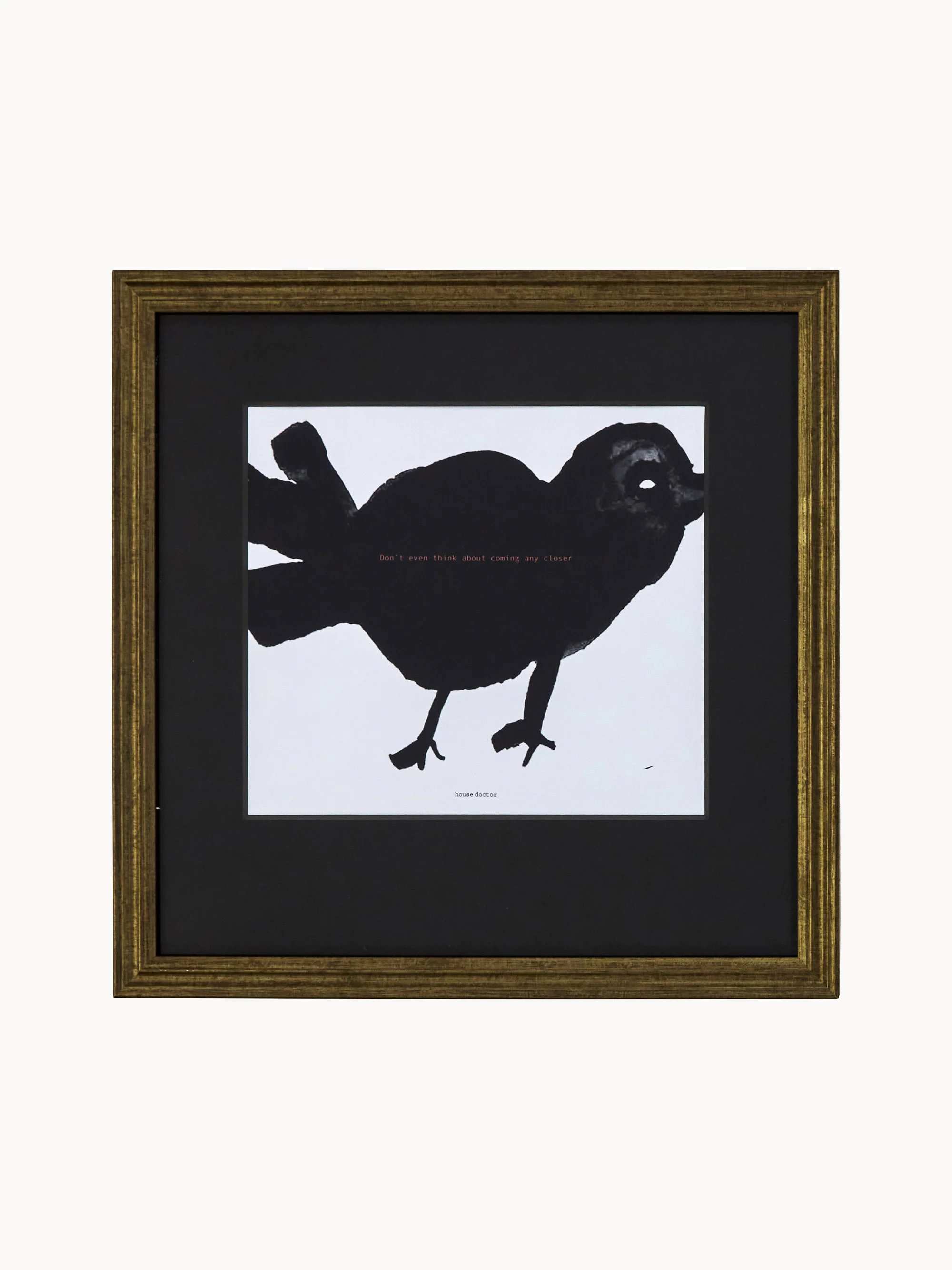 Gerahmter Digitaldruck Bird