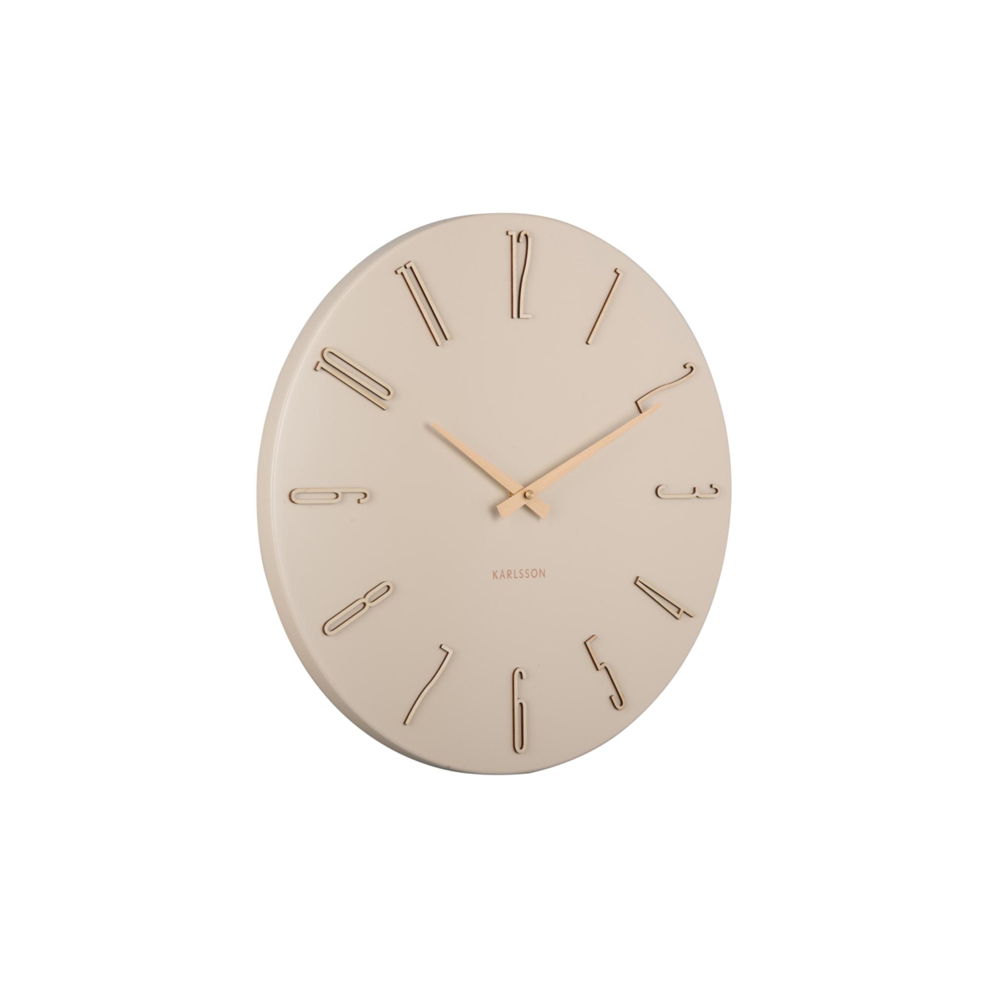 Karlsson wandklok Esmerado - wit - Ø40cm