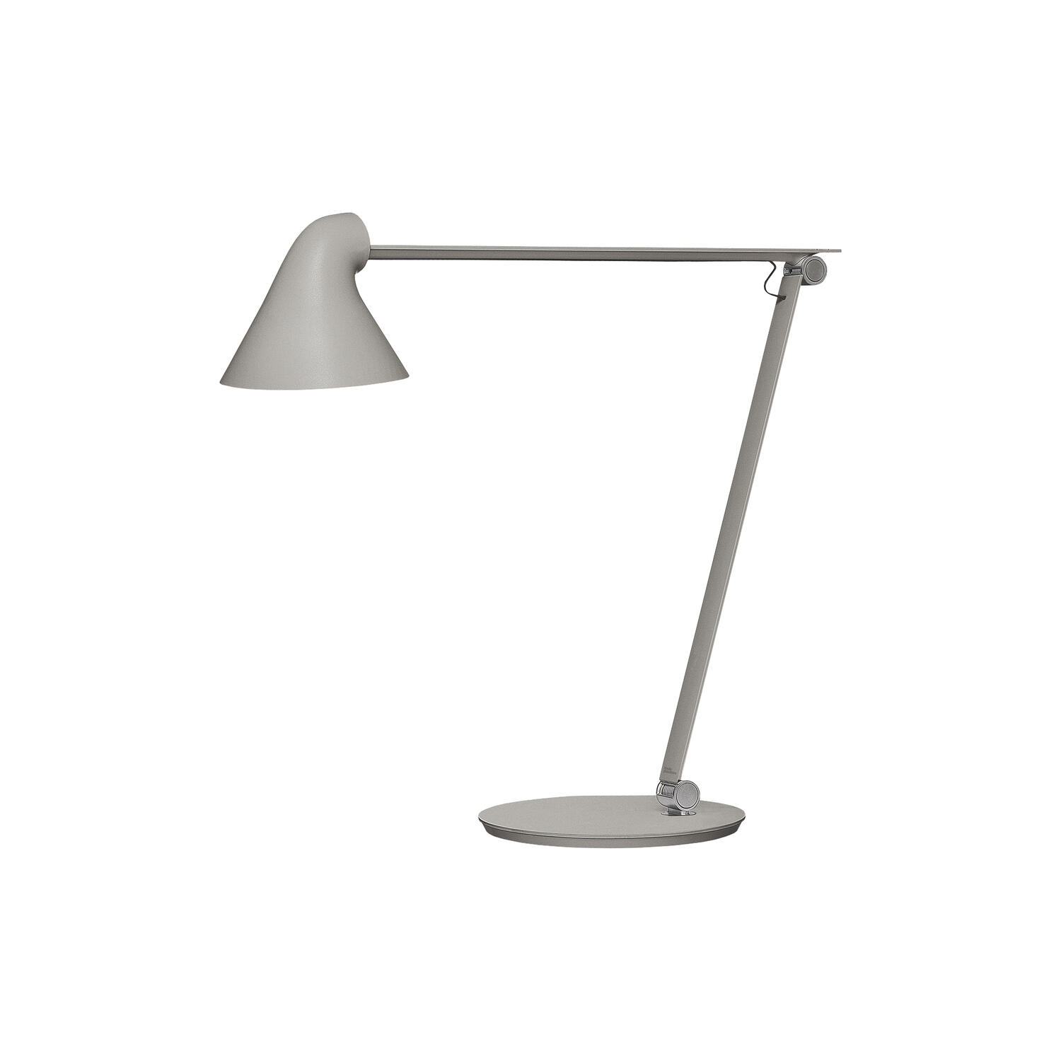 NJP bordlampe, lysegr&aring;