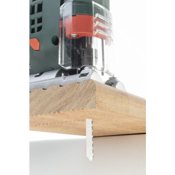 Stichsägeblätter-Set, T-Schaft, Holz mit Nägeln, sauberer Schnitt