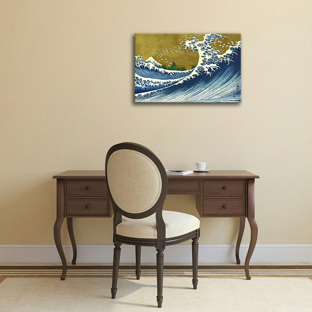 - Tableau La Grande Vague Katsushika Hokusai 60x90cm