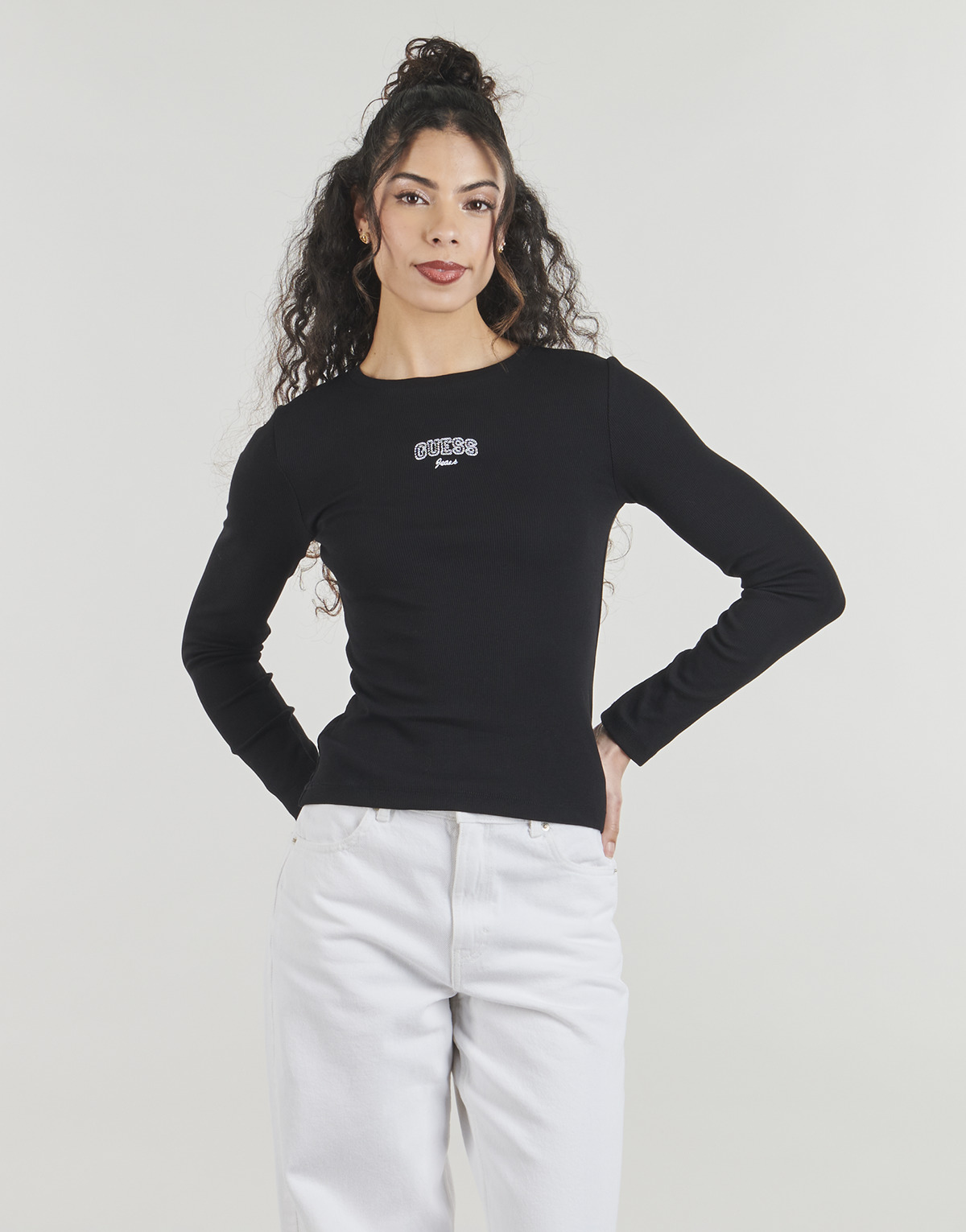 Guess - GJ LS CN EMBRO SLIM - Black