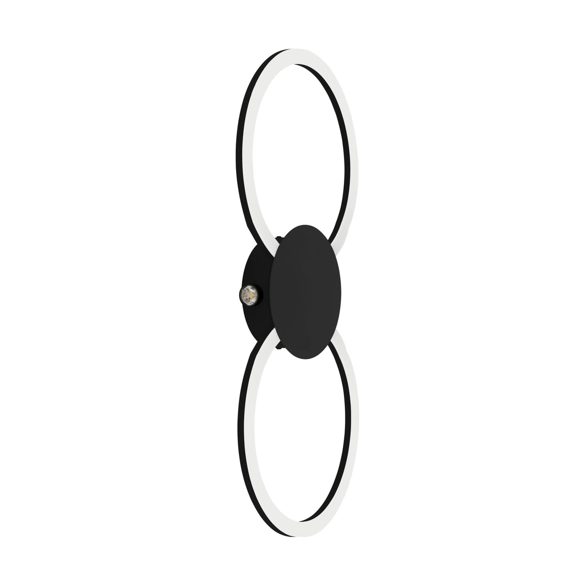 EGLO plafonnière Venticello 1 - zwart;wit