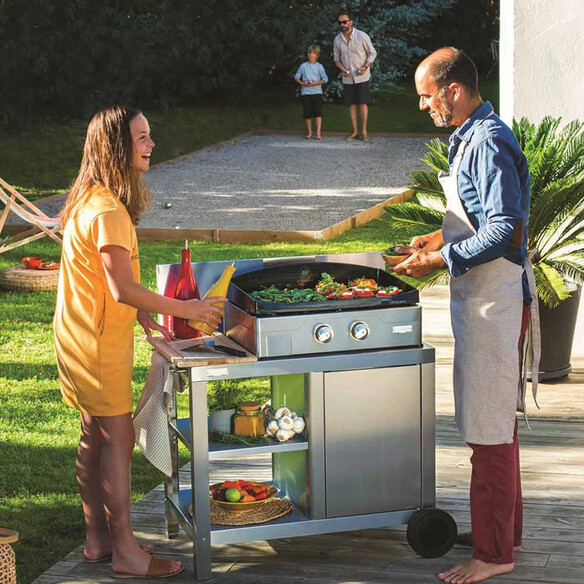 Plancha Gaz Signature Allure 260 Inox - Le Marquier