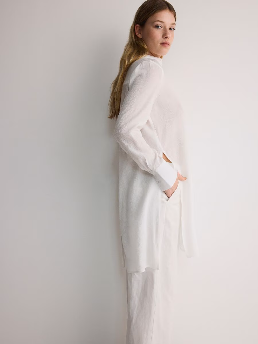 Longline Viscose Shirt