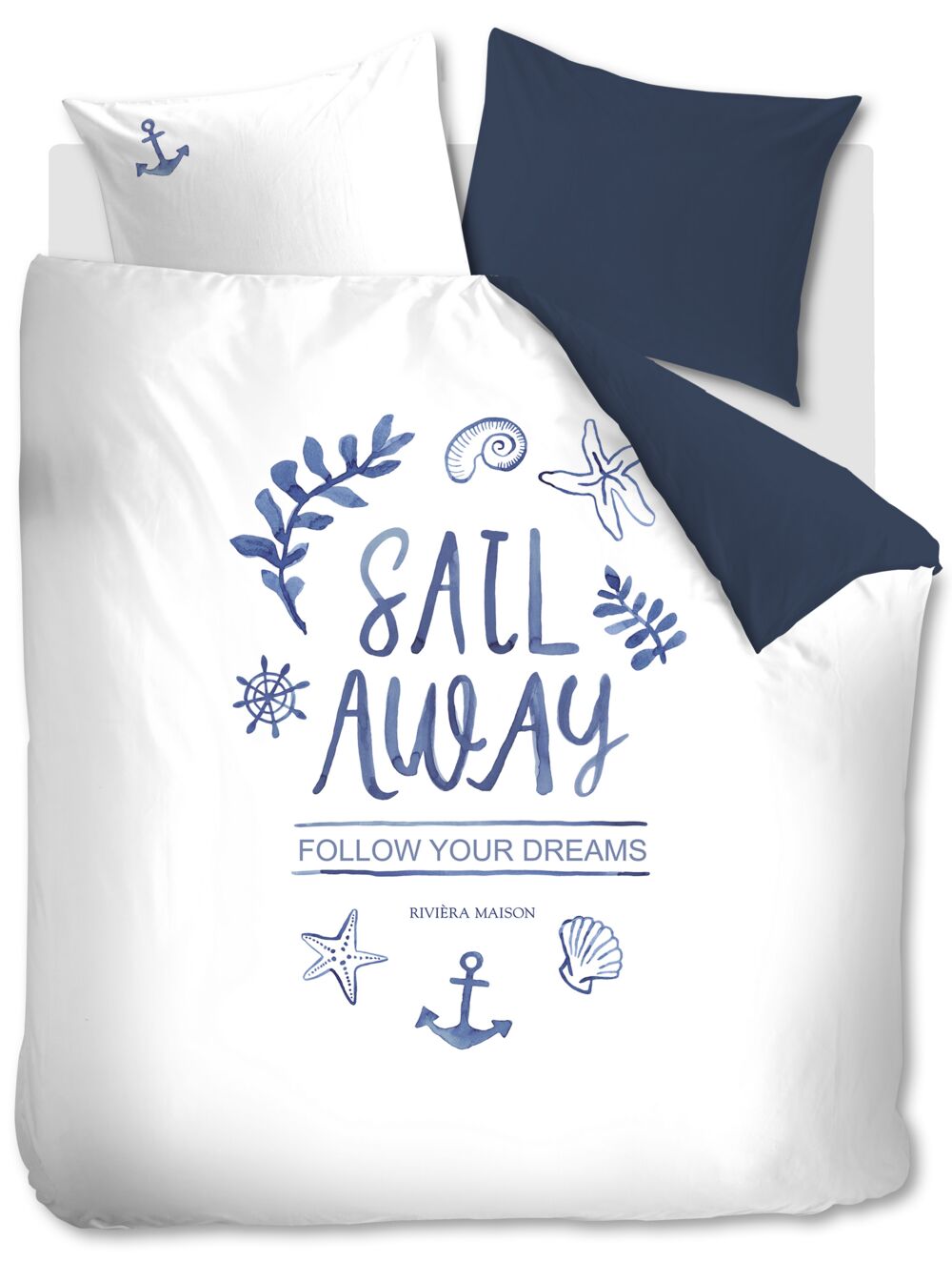 Rivièra Maison Sail Away - 240 x 200/220 cm - Blauw