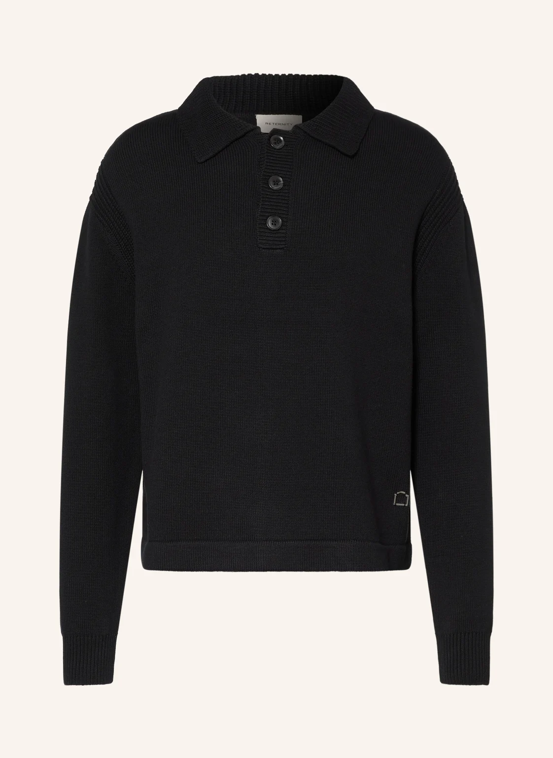 RETERNITY Strick-Poloshirt LE RELIEF