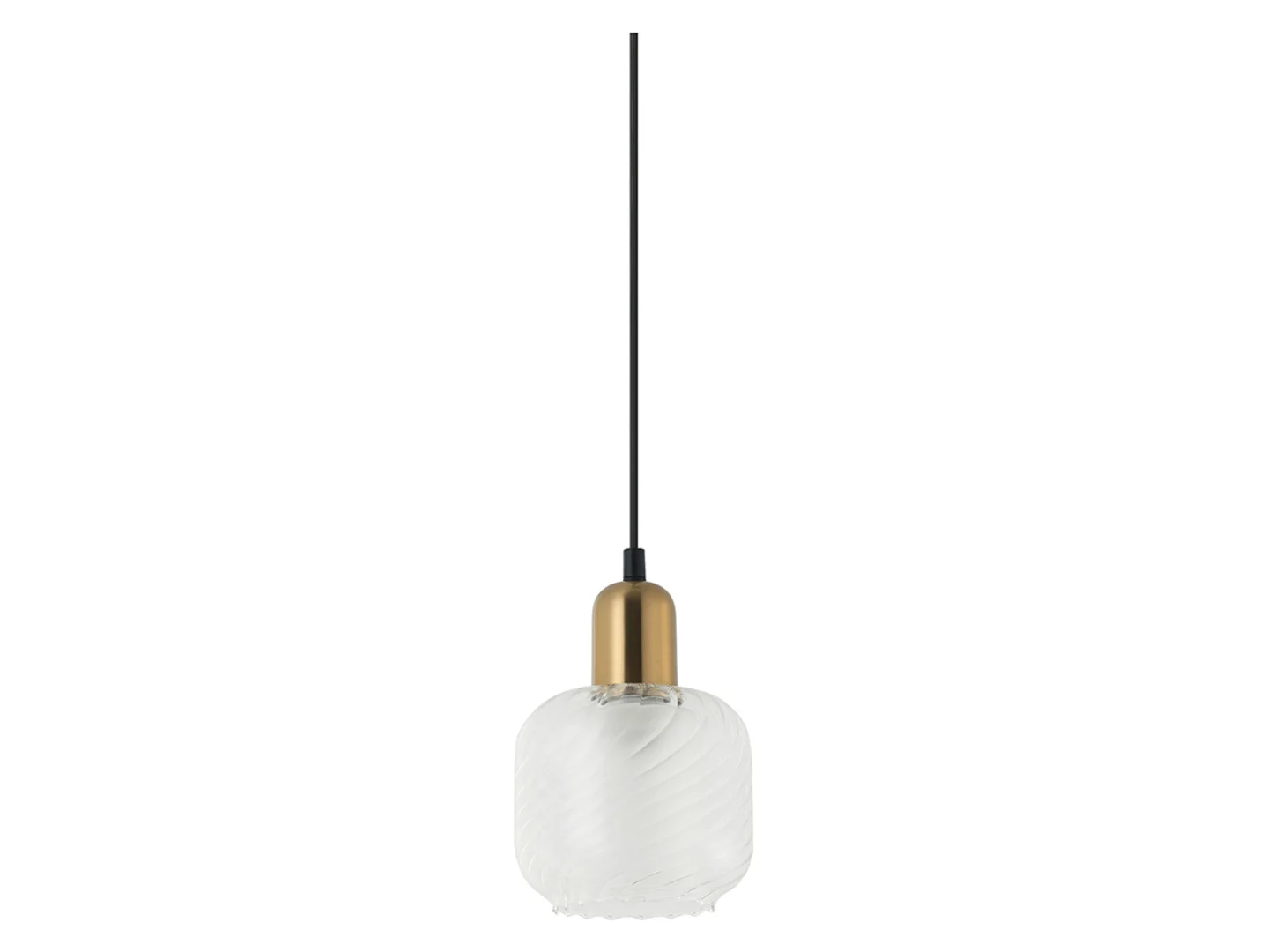 Lampa wisząca Lamezia szklana transparentna