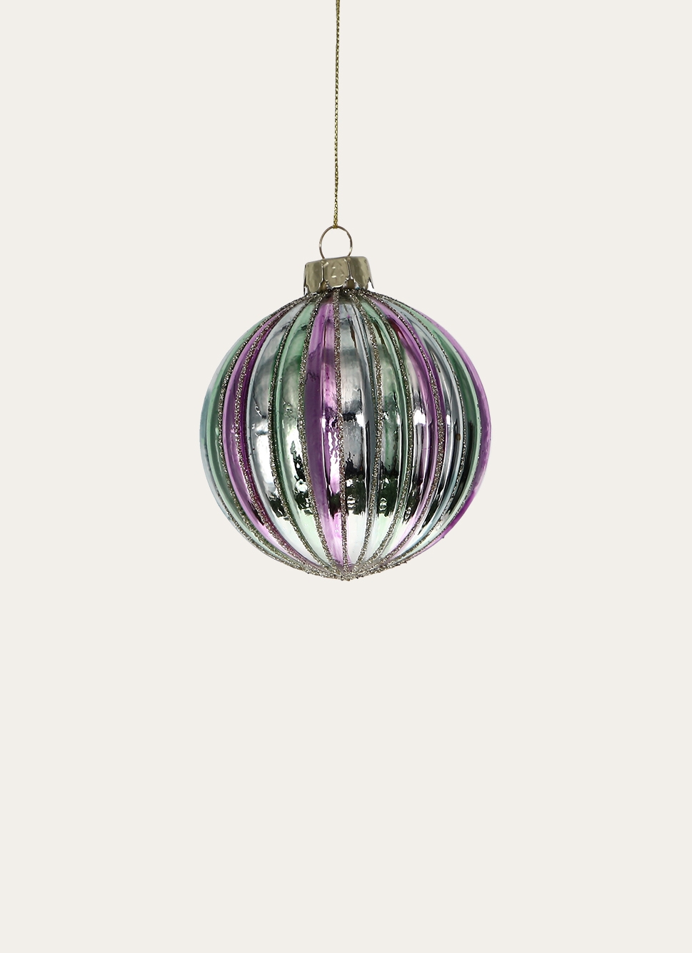 BOULE EN QUARTIERS COLORÉS AMETHYSTE