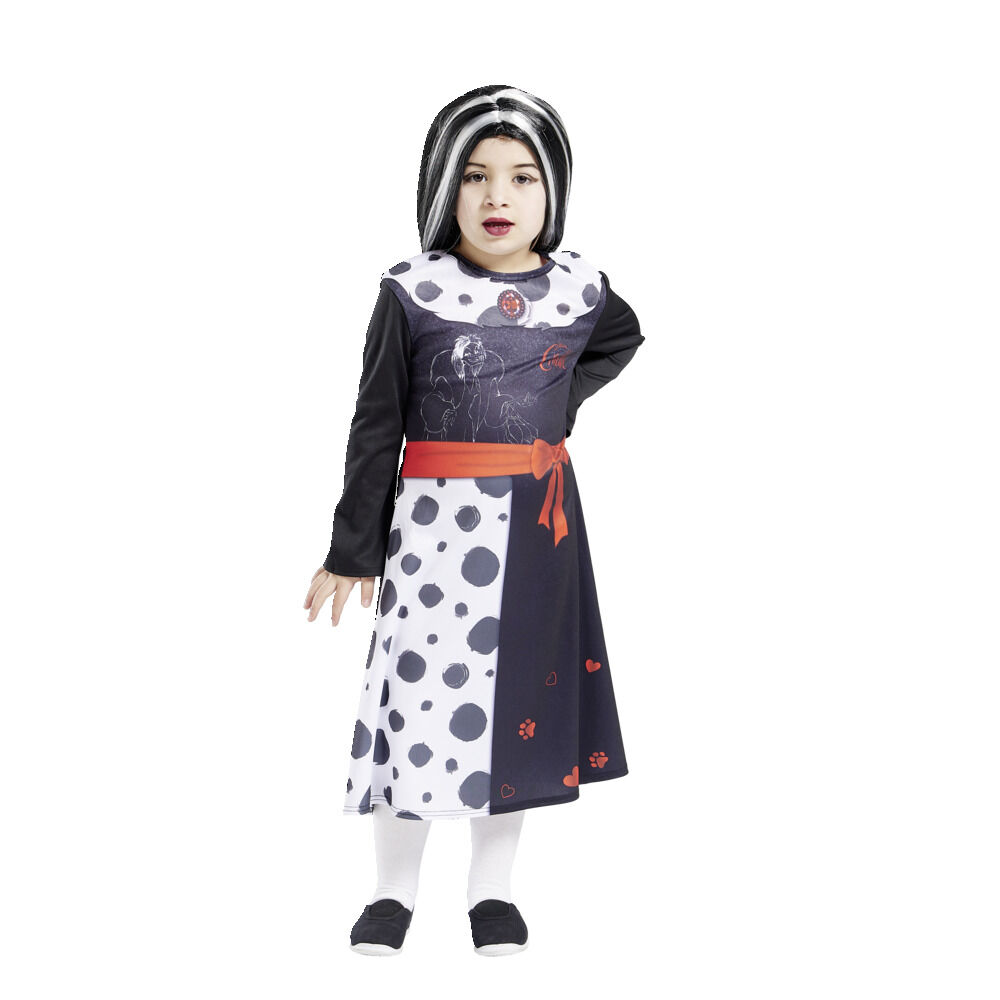 Déguisement enfant Cruella robe 5/6 ans