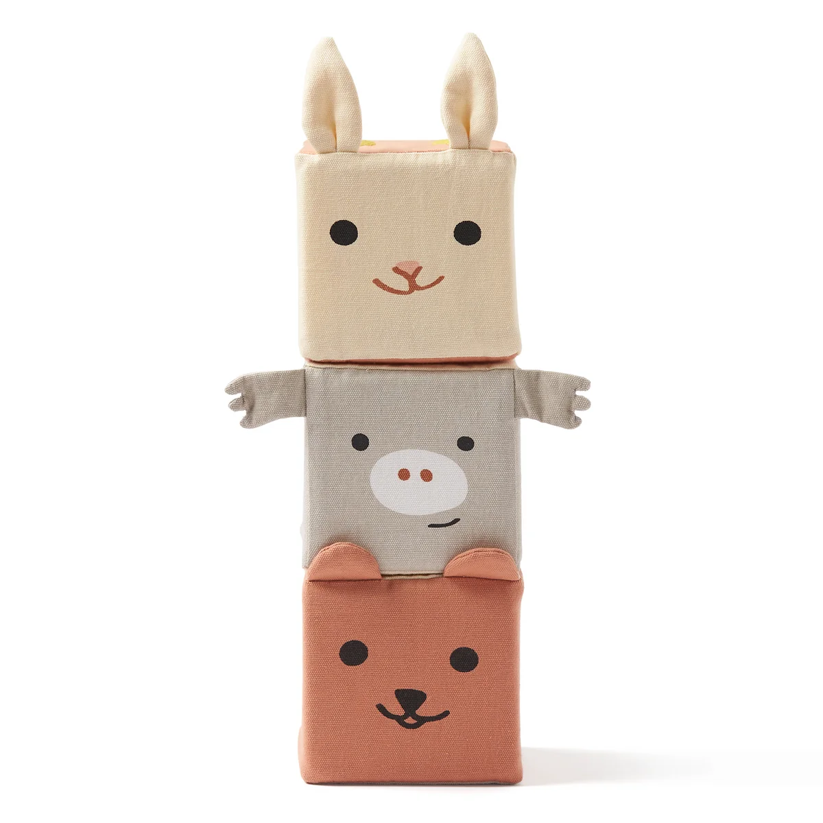 Kids Concept - Edvin Stoffwürfel, bunt (3er-Set)