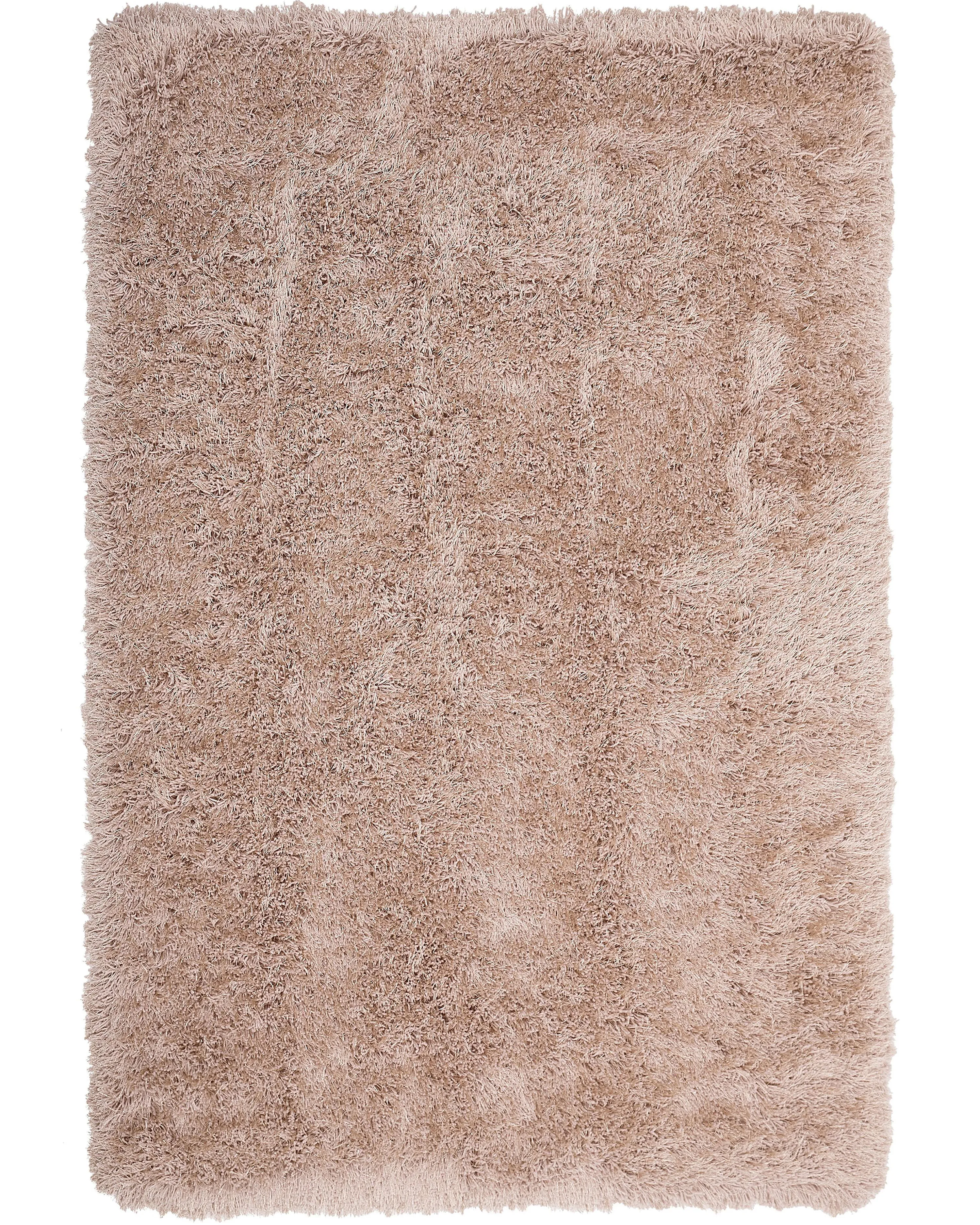 Shaggy Rug CIDE Beige 140 x 200 cm