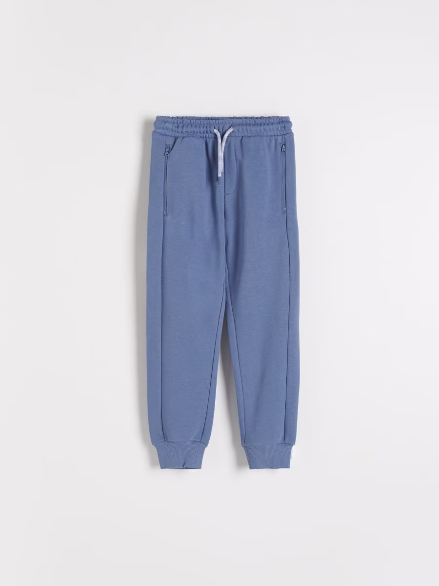 Sweat Joggers With Zip Fasteners